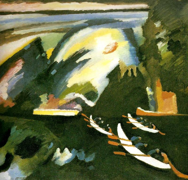 boat trip, Wassily Kandinsky